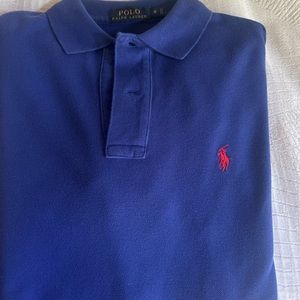 Men’s small Blue Polo shirt, worn few times, great condition.